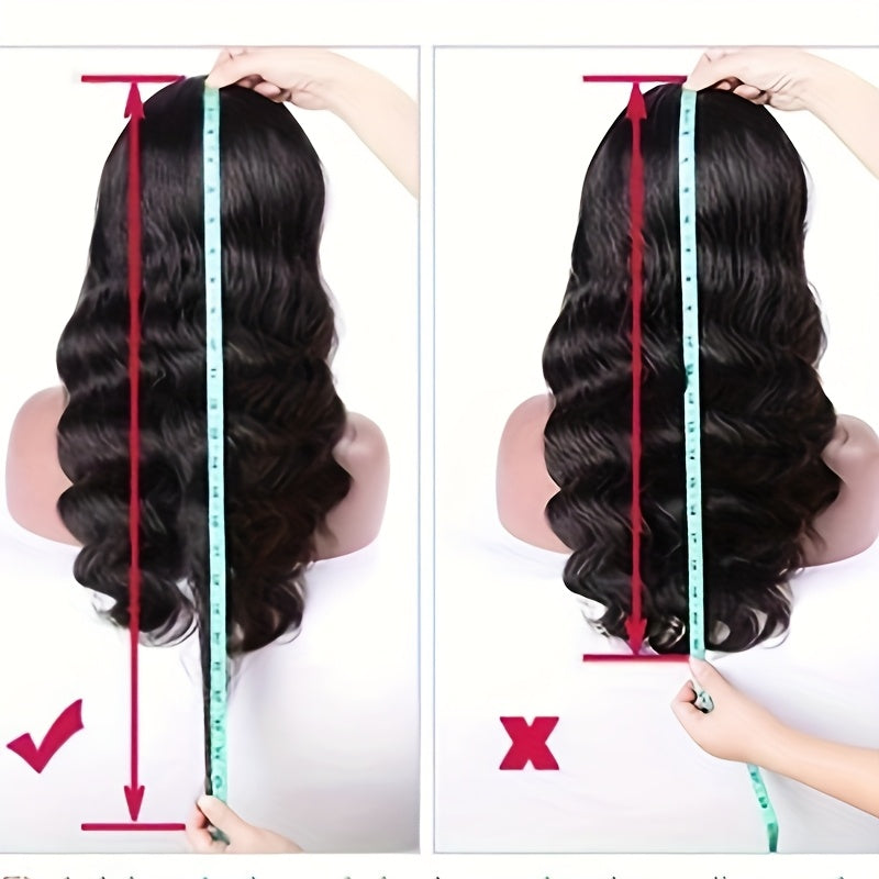180% Density Deep Wave Lace Front Wig - 13x6 HD Transparent Lace Frontal Wig with Pre-Plucked Baby Hair, Natural Color, Glueless Human Hair Wig for Women, Elegant Deep Curly Style, Suitable for All Light Beige Tones, Everyday
